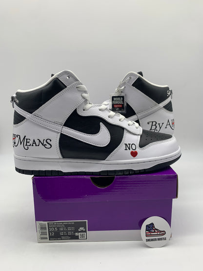 Nike SB Dunk High Supreme By Any Means Black