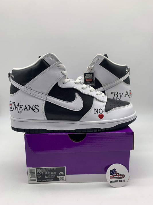 Nike SB Dunk High Supreme By Any Means Black