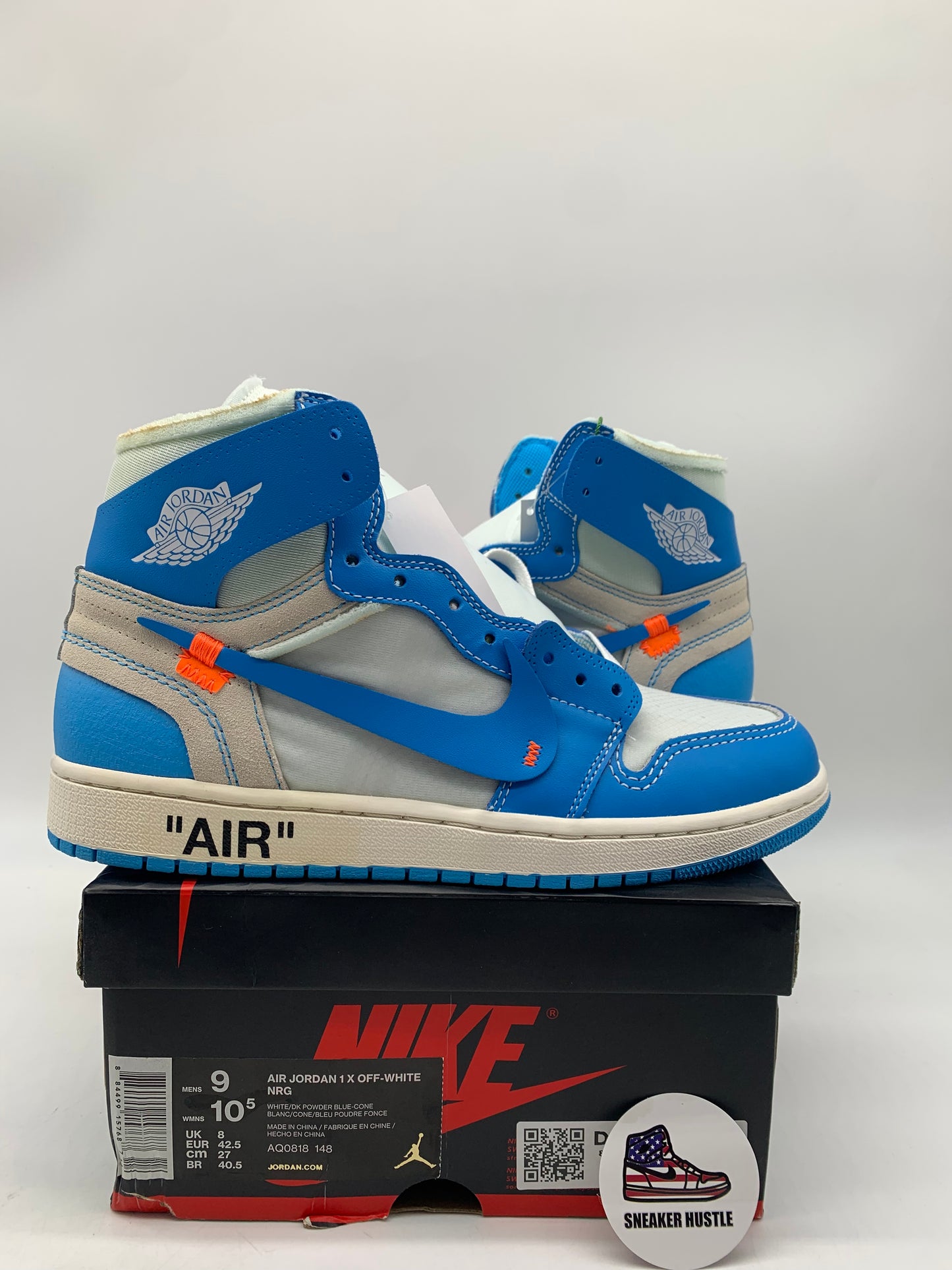Jordan 1 Retro High Off-White University Blue