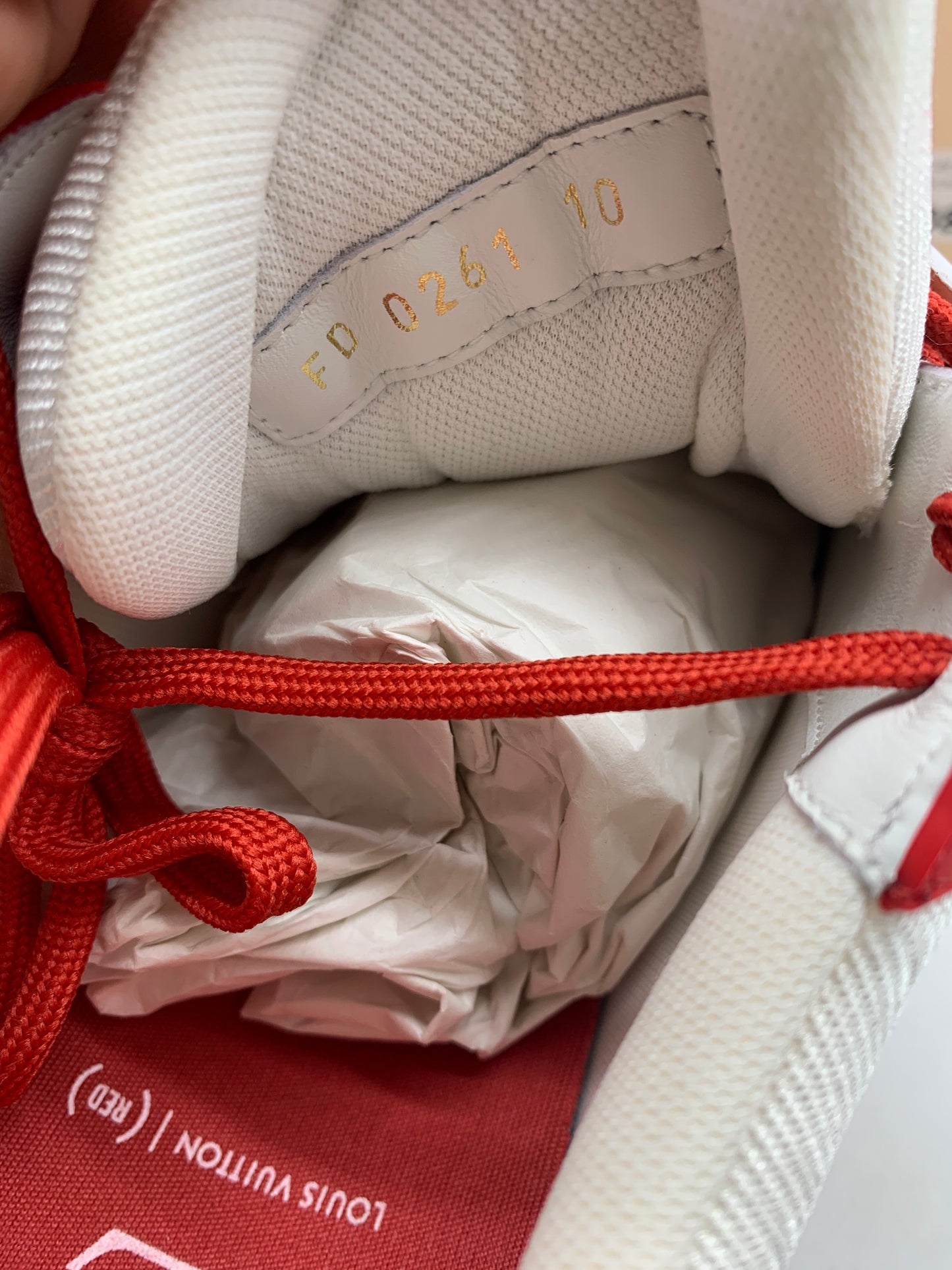 Louis Vuitton Trainer x Product (RED)