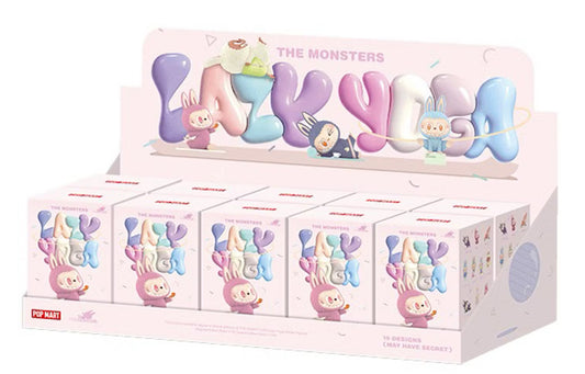 Pop Mart Labubu The Monsters Lazy Yoga Series Figures Sealed Case (10 Blind Box)