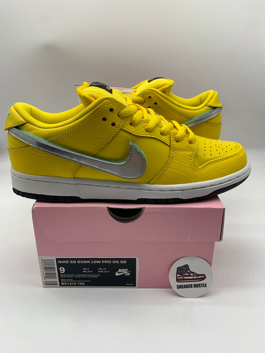 Nike SB Dunk Low Diamond Supply Co. Canary Diamond (Friends and Family)