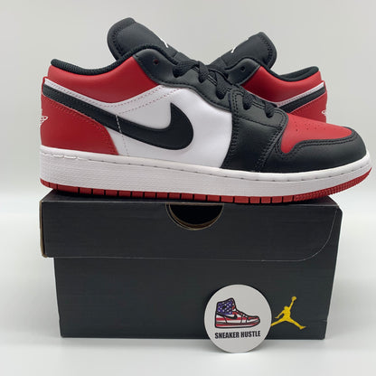 Jordan 1 Low Bred Toe GS