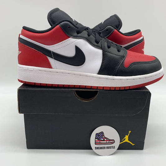 Jordan 1 Low Bred Toe GS