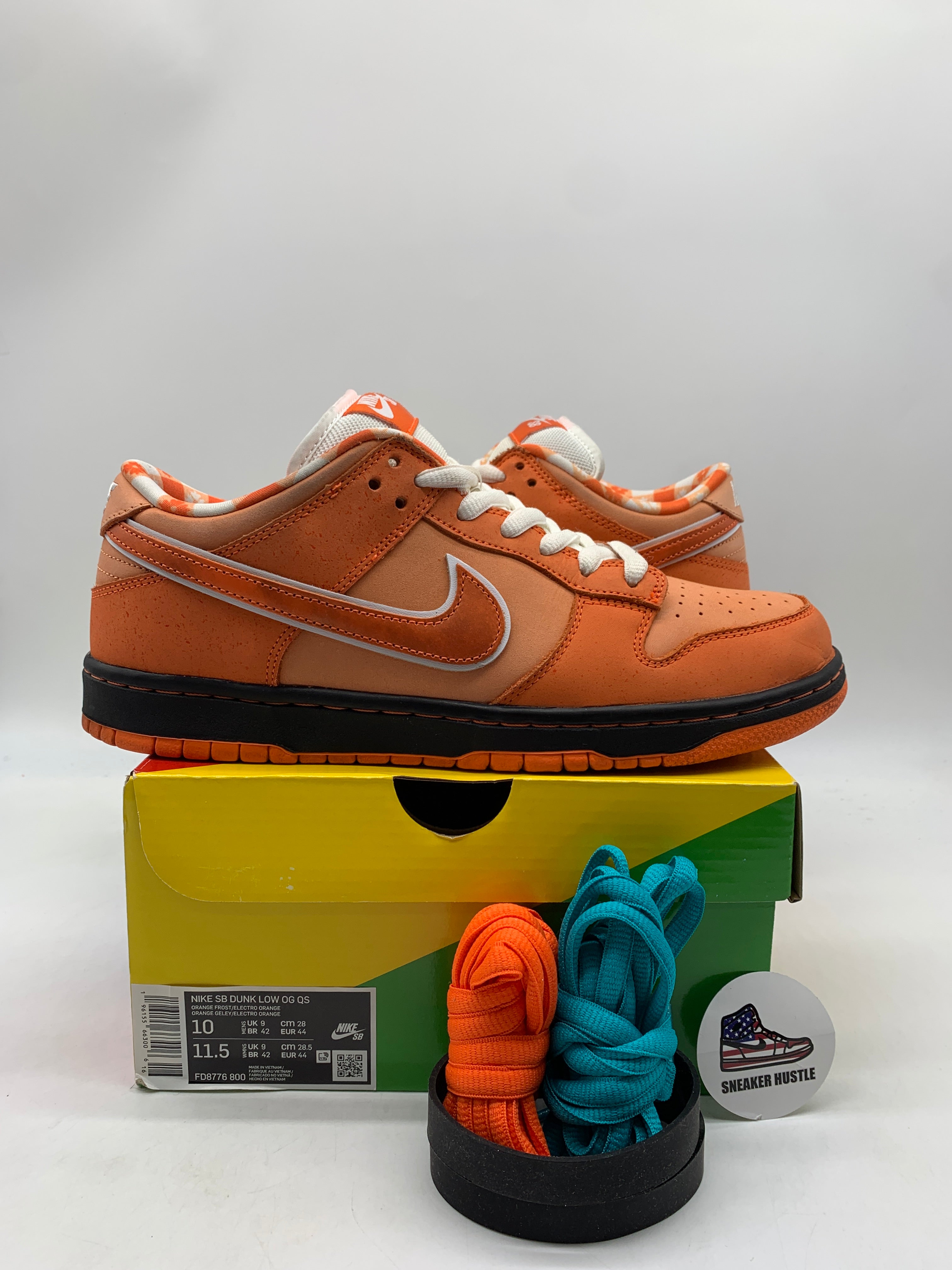 靴 25cm NIKE SB SB DUNK LOW Orange Lobster Nike SB Dunk Low Concepts Orange Lobster – Sneaker Hustle USA