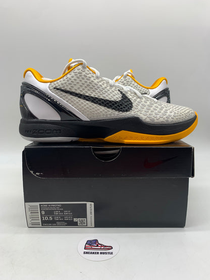 Kobe 6 Protro Playoff Pack White Del Sol