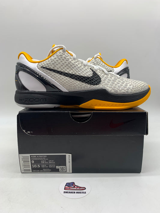 Kobe 6 Protro Playoff Pack White Del Sol