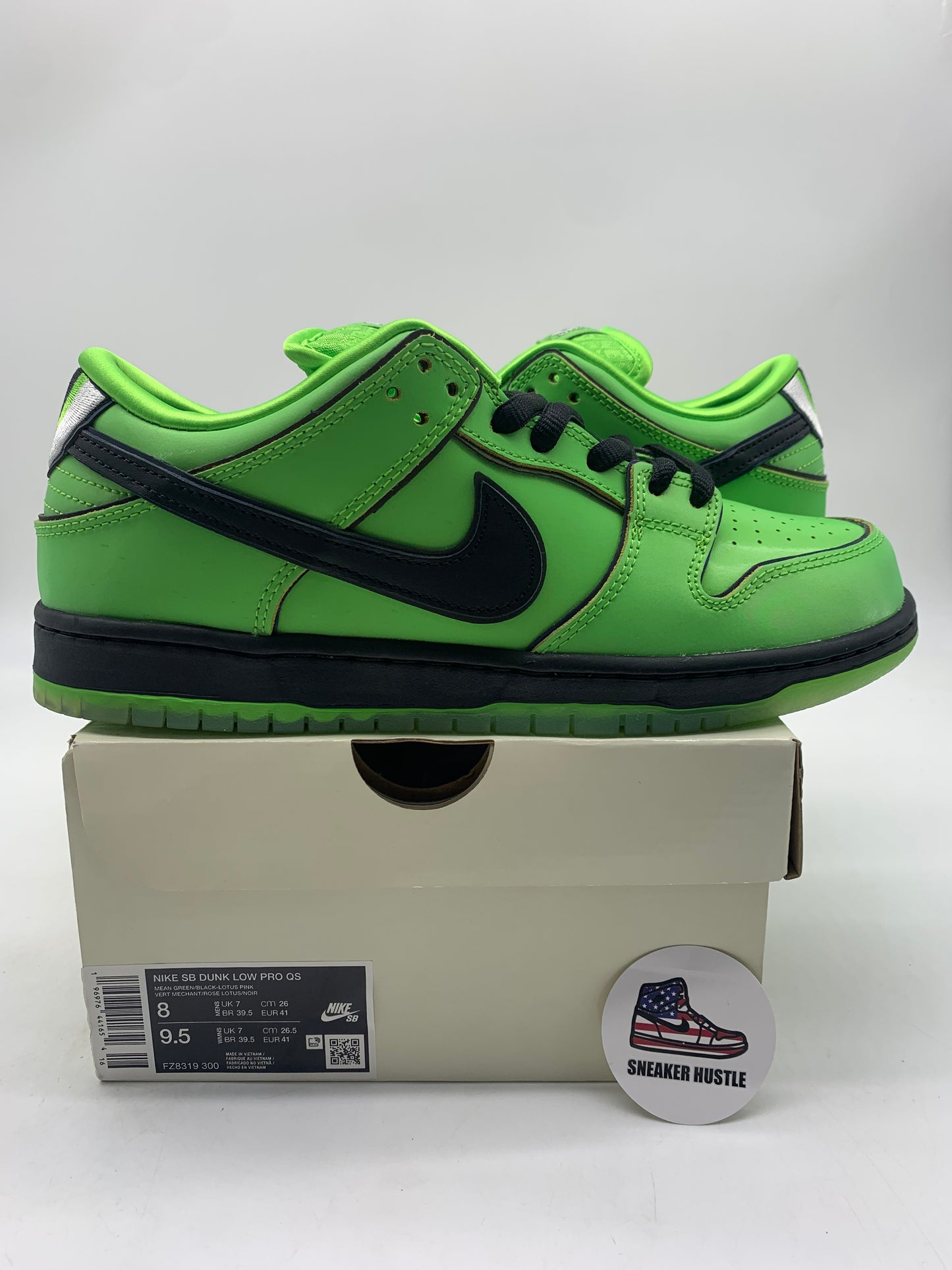 Nike SB Dunk Low The Powerpuff Girls Buttercup