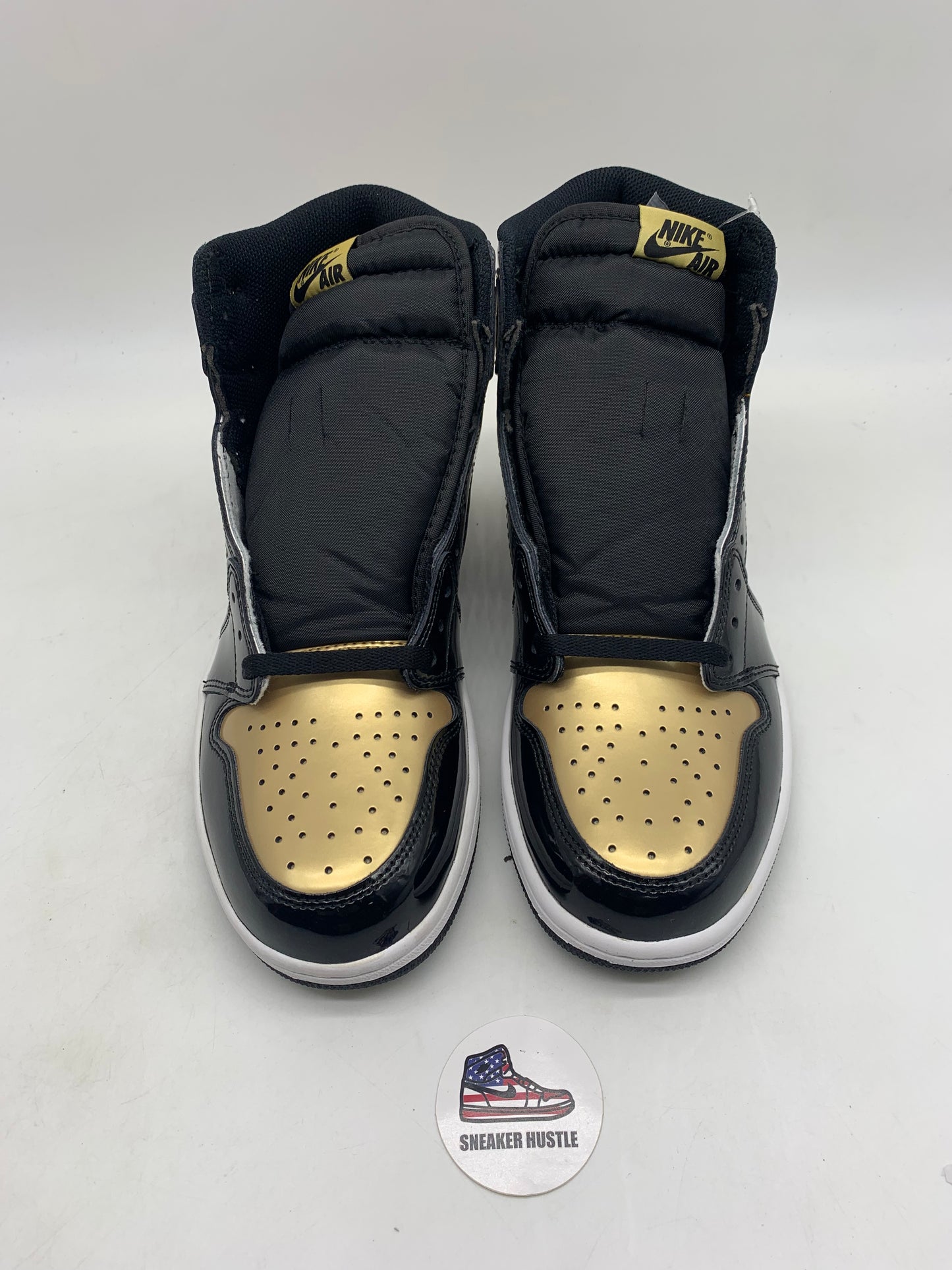 Jordan 1 Retro High NRG Patent Gold Toe