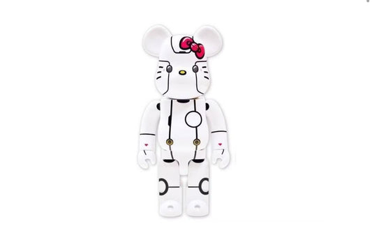 Bearbrick Robot Hello Kitty 400% White