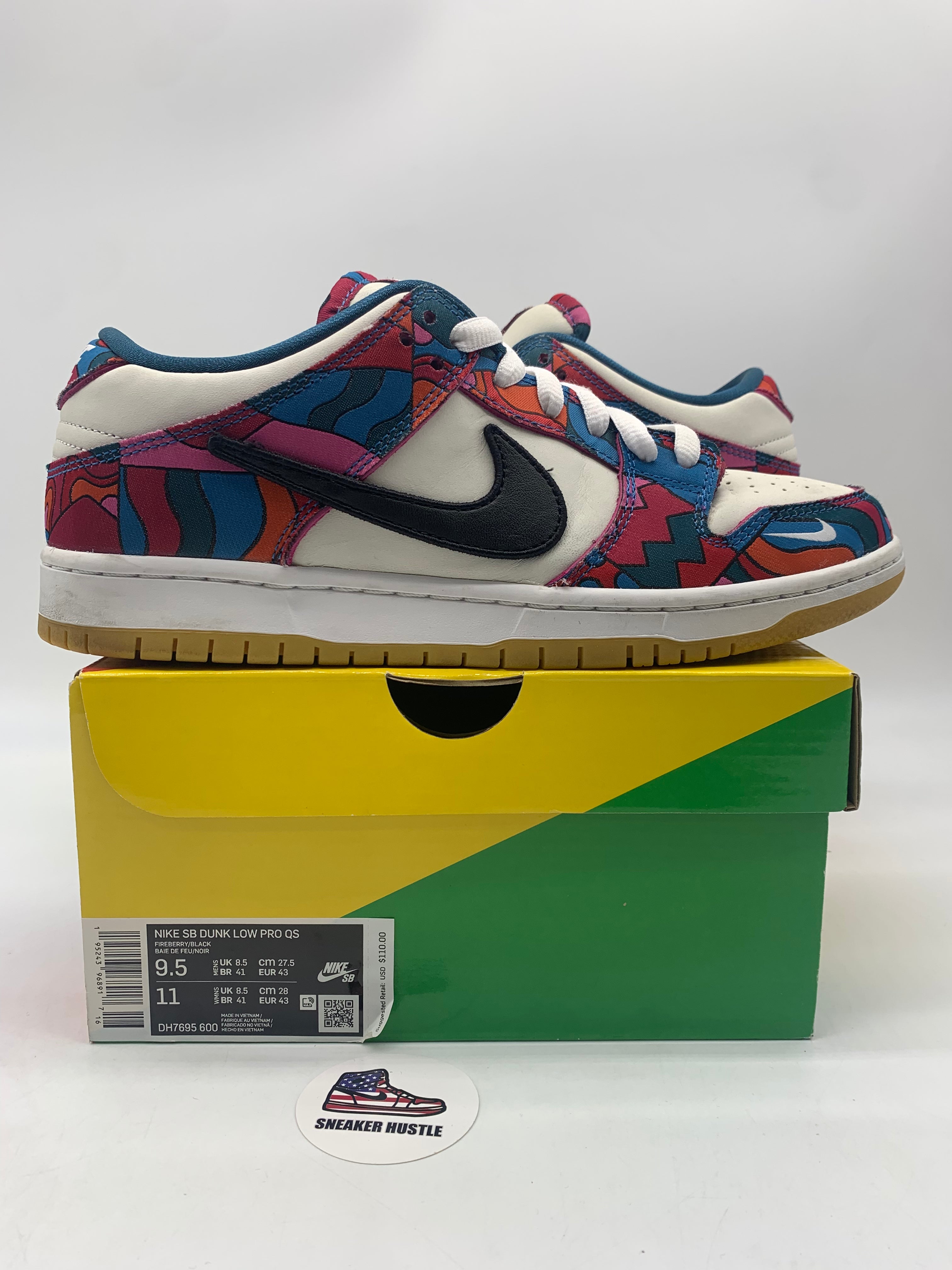 ナイキ Nike SB Parra abstract art 28cm 付属品有 Nike SB Dunk Low Pro Parra Abstract Art (2021) – YankeeKicks Online