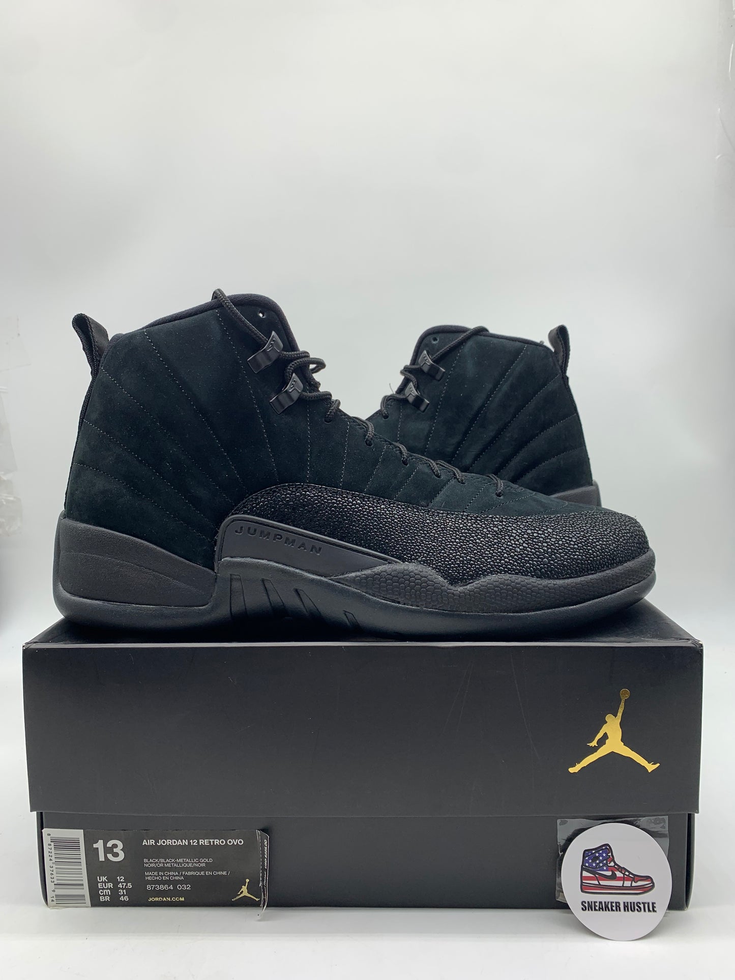 Jordan 12 Retro OVO Black