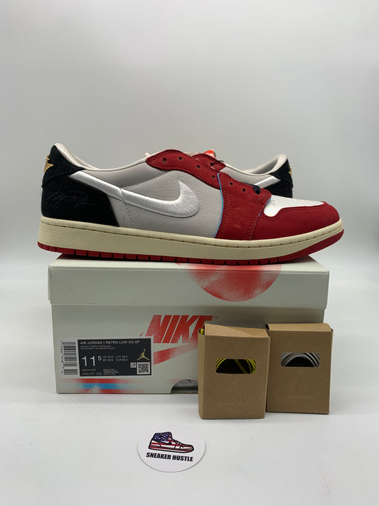 Jordan 1 Retro Low OG Trophy Room Rookie Card Home (Numbered) (with Numbered Trading Card)