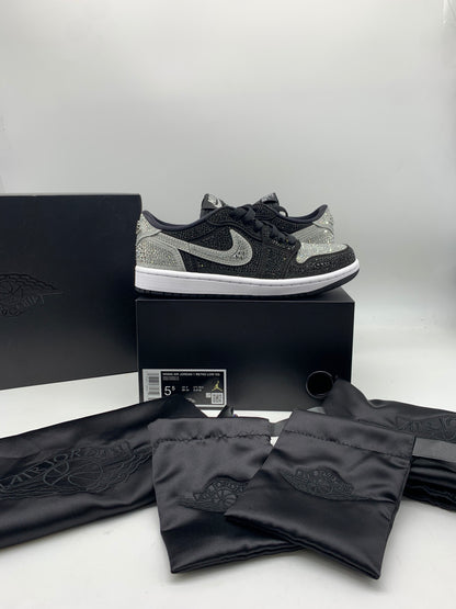 Jordan 1 Retro Low OG Swarovski Stealth (Women's)