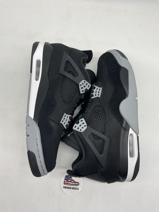 Jordan 4 Retro SE Black Canvas