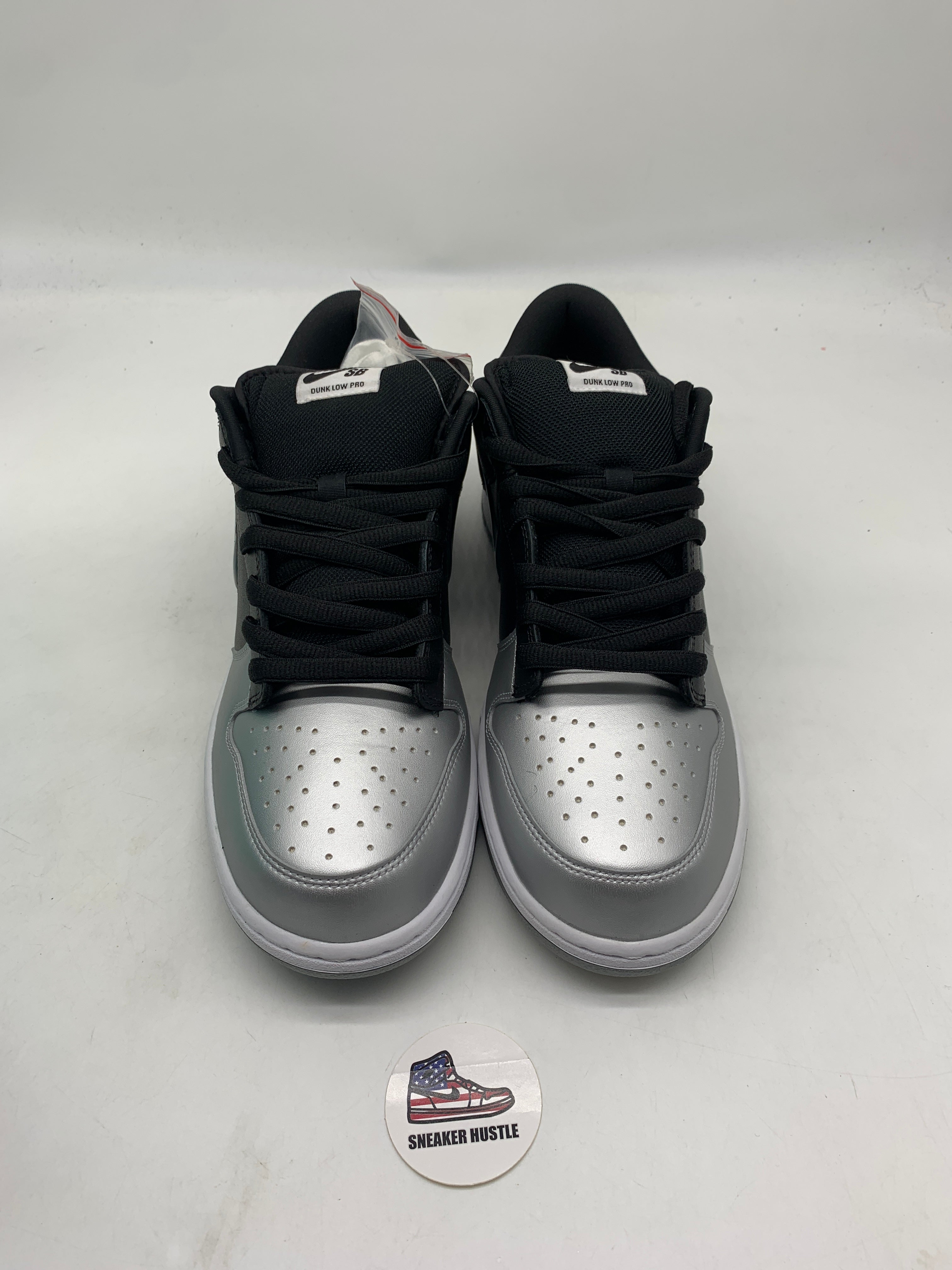 Nike SB Dunk Low Supreme Jewel Swoosh Silver – Sneaker Hustle USA