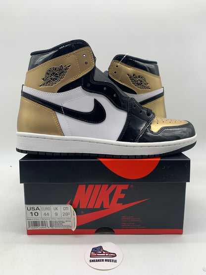 Jordan 1 Retro High NRG Patent Gold Toe
