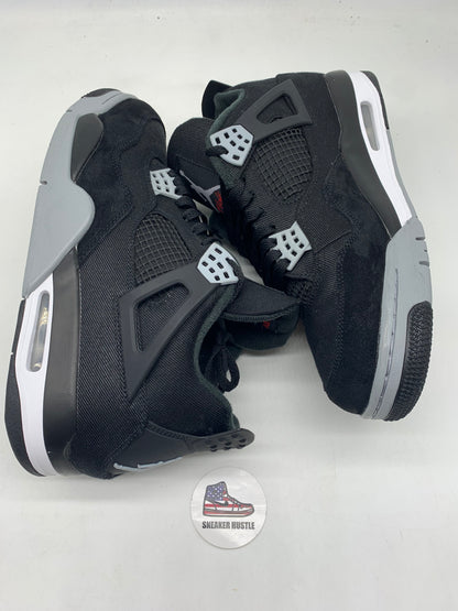 Jordan 4 Retro SE Black Canvas