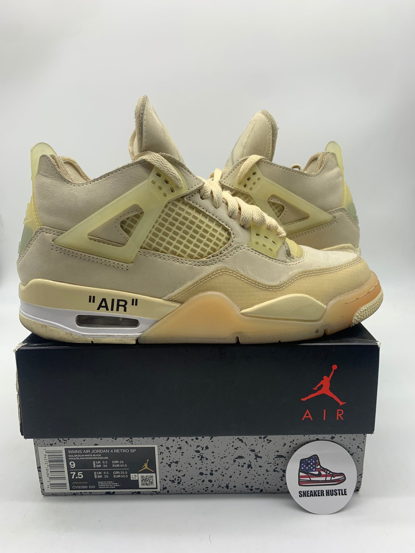 Jordan 4 Retro Off-White Sail (Women's)