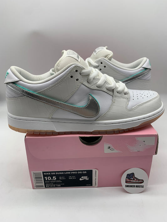 Nike SB Dunk Low Diamond Supply Co. White Diamond
