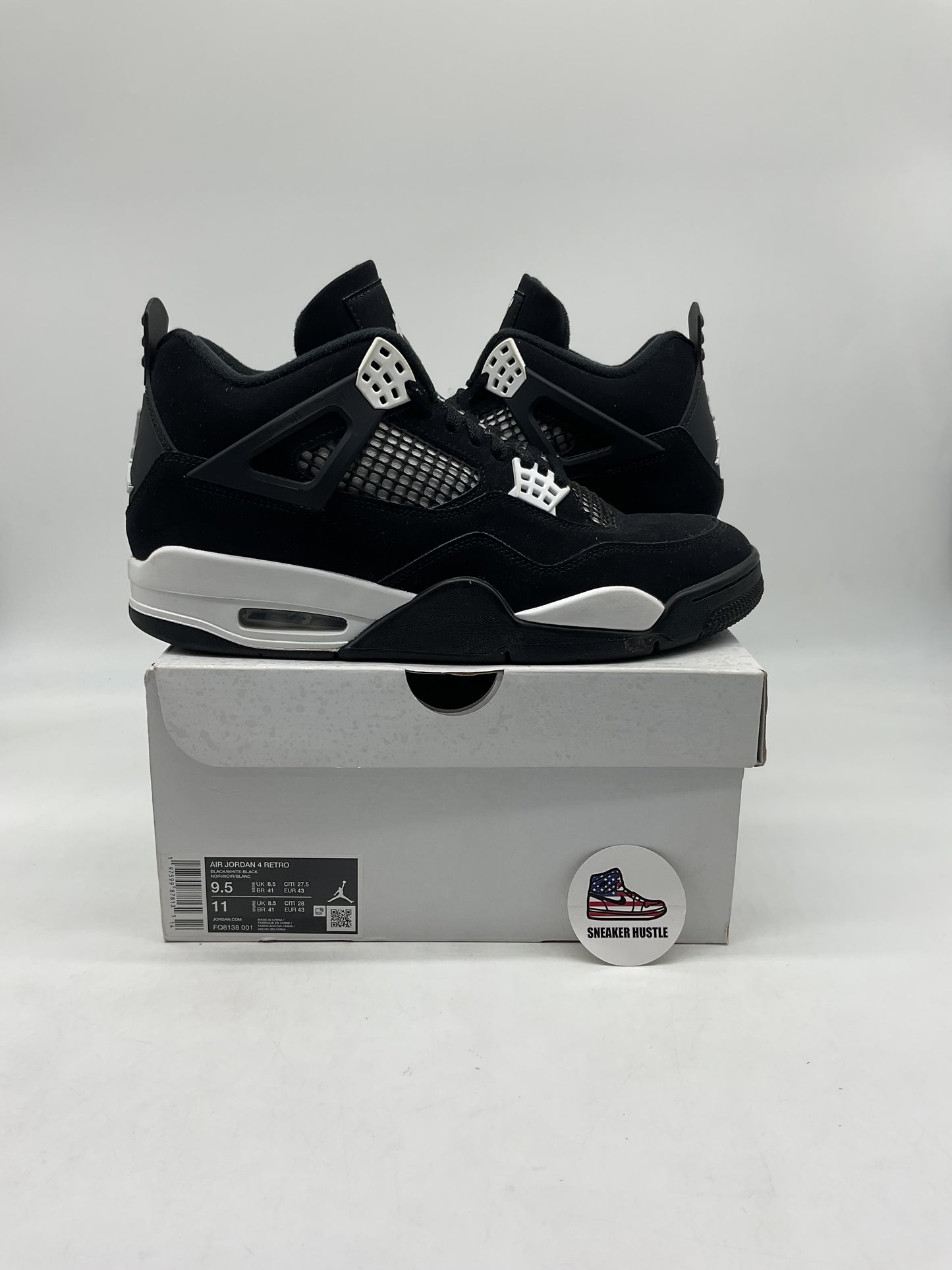 Jordan 4 Retro White Thunder
