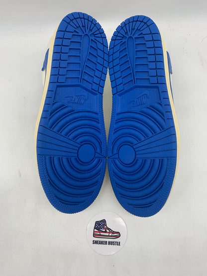 Jordan 1 Retro Low OG SP Fragment x Travis Scott Sail Military Blue (PS)