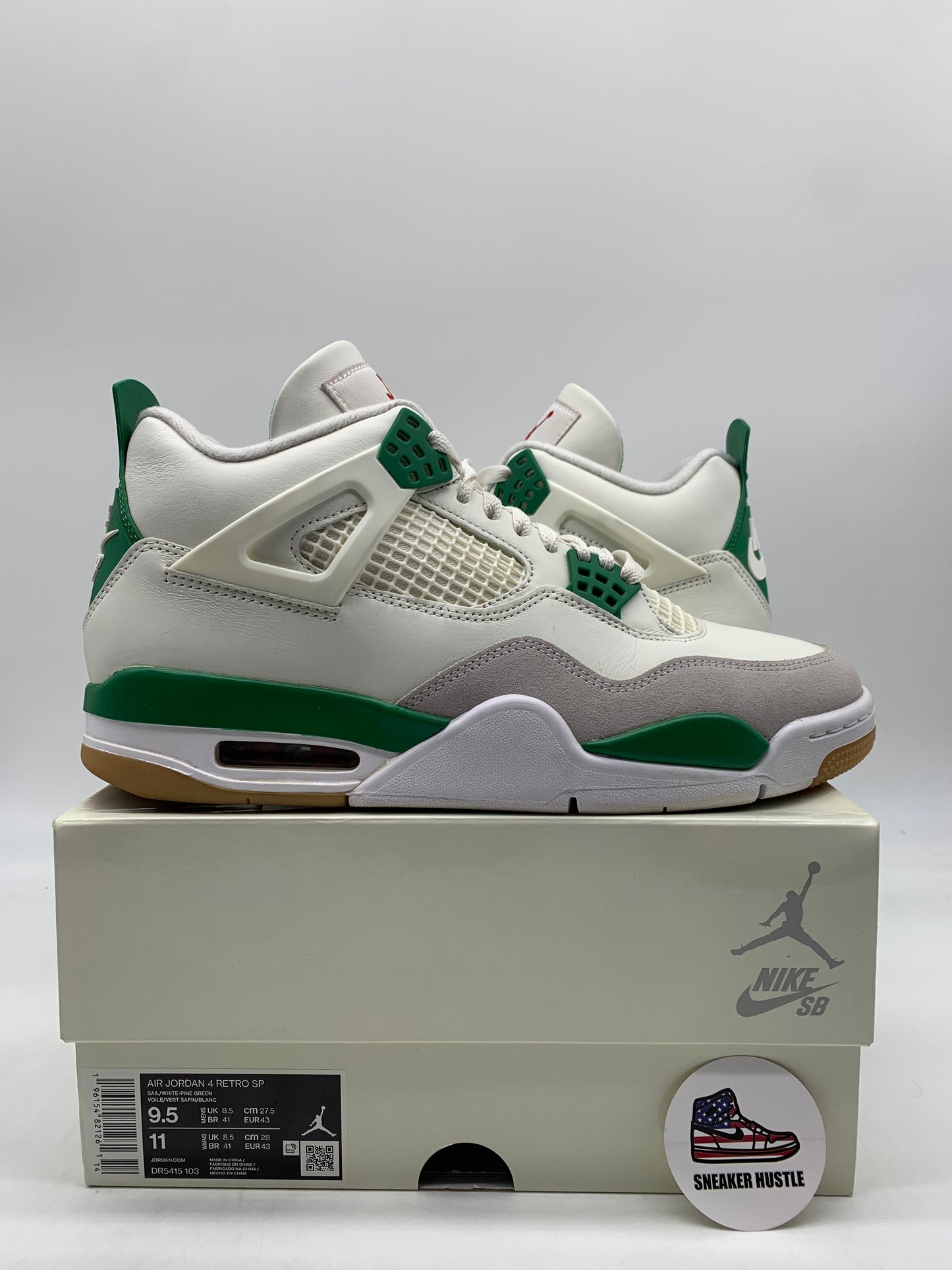 Jordan 4 Retro SB Pine Green
