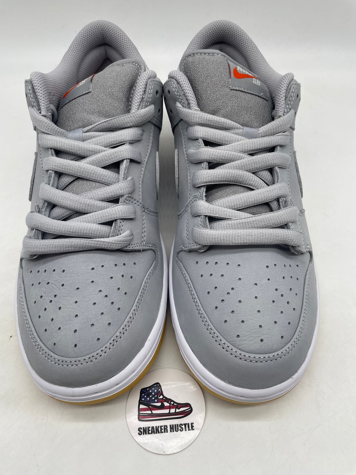 Nike SB Dunk Low Pro ISO Orange Label Wolf Grey Gum