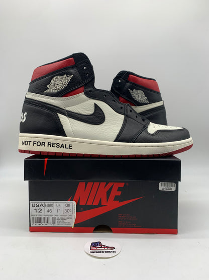 Jordan 1 Retro High Not for Resale Varsity Red
