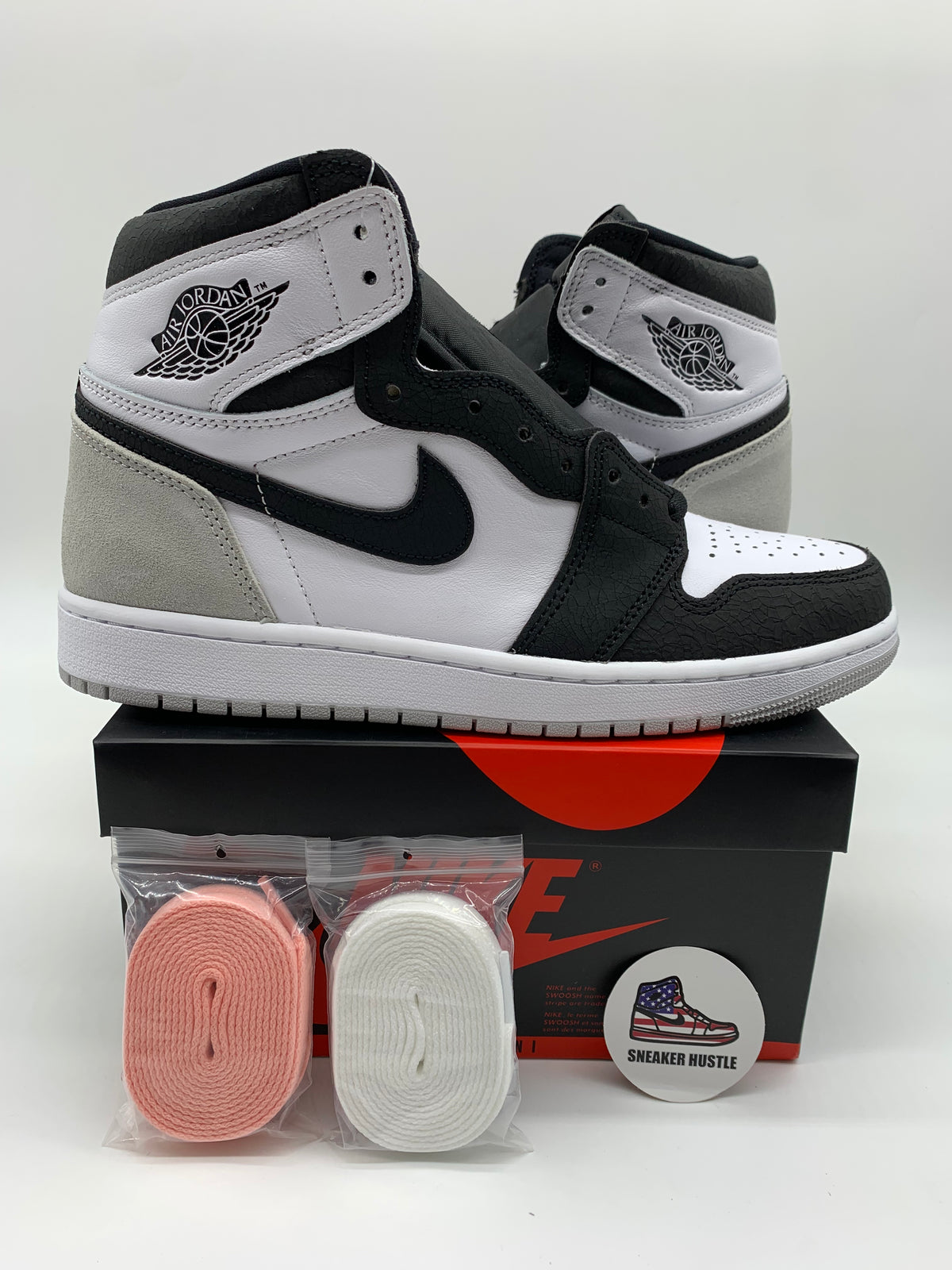 Jordan 1 Retro High OG Bleached Coral STAGE HAZE – Sneaker Hustle USA