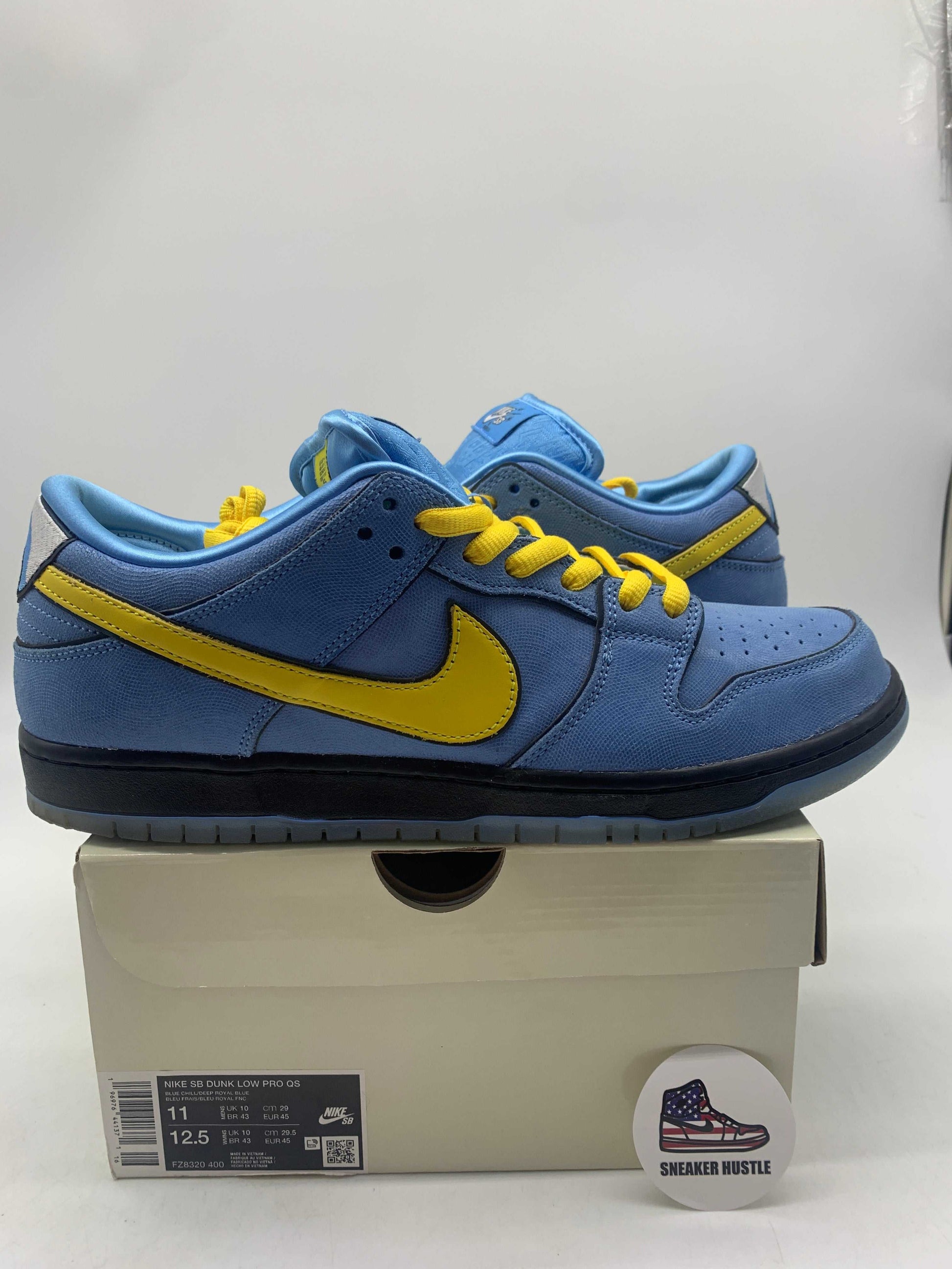 Nike SB Dunk Low The Powerpuff Girls Bubbles preowned size 11 sneakers