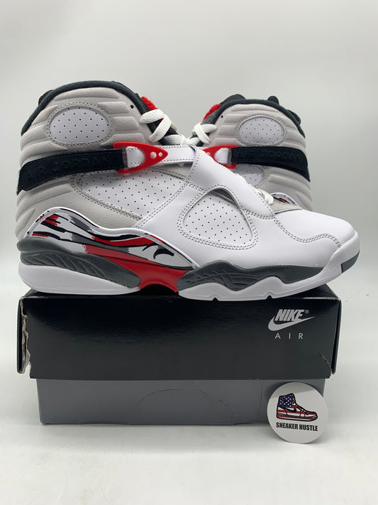Jordan 8 Retro White True Red (2025)