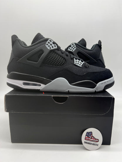 Jordan 4 Retro SE Black Canvas