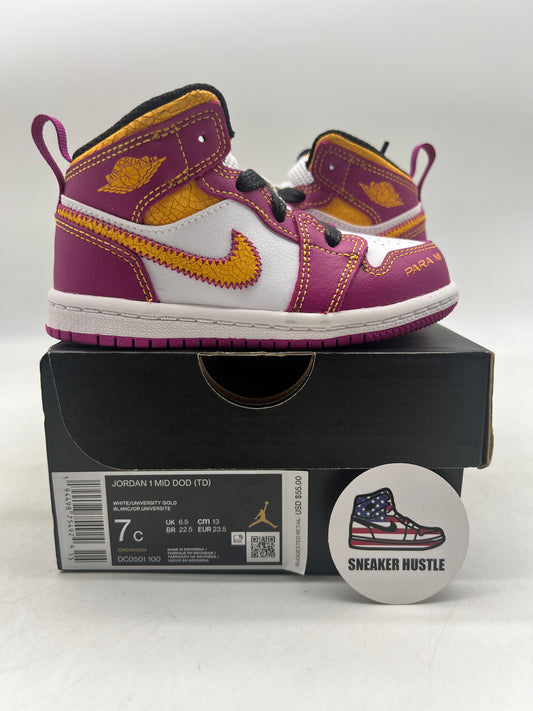 Jordan 1 Mid Dia de los Muertos (TD) 7C