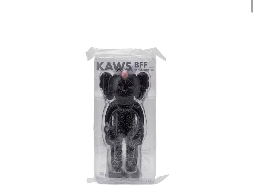 KAWS BFF Open Edition Vinyl Figure Black