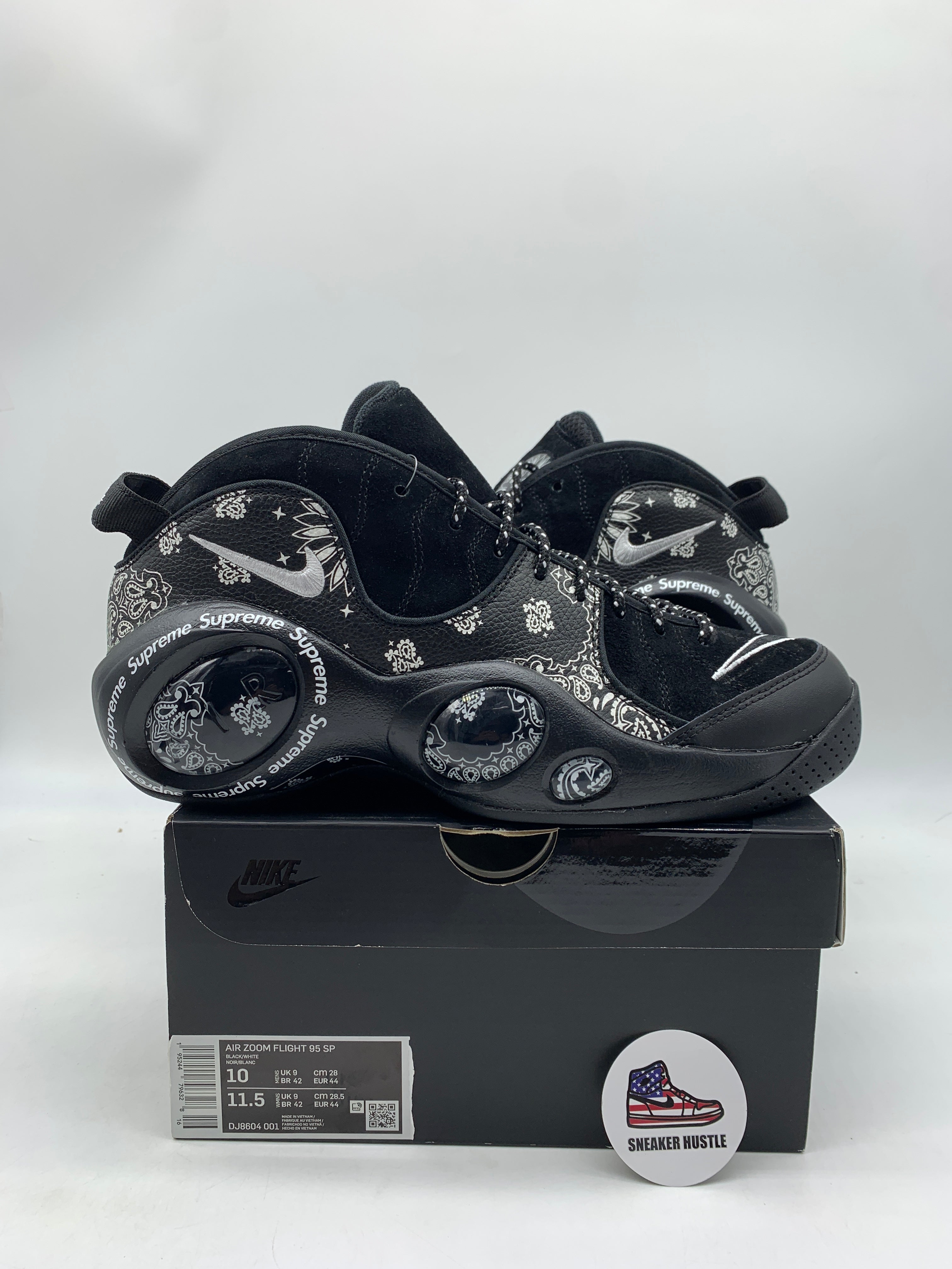 Nike Air Zoom Flight 95 SP Supreme Black – Sneaker Hustle USA