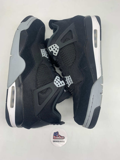 Jordan 4 Retro SE Black Canvas