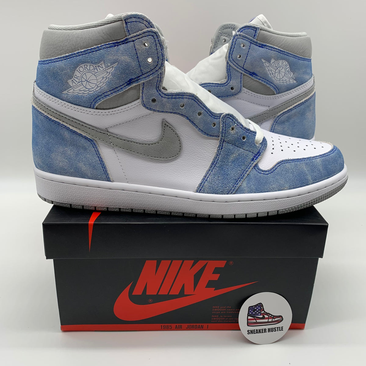 Jordan 1 Retro High Hyper Royal Smoke Grey – Sneaker Hustle USA