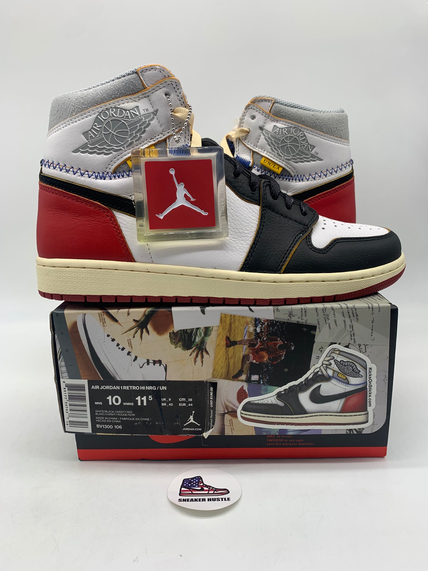 Jordan 1 Retro High Union Los Angeles Black Toe