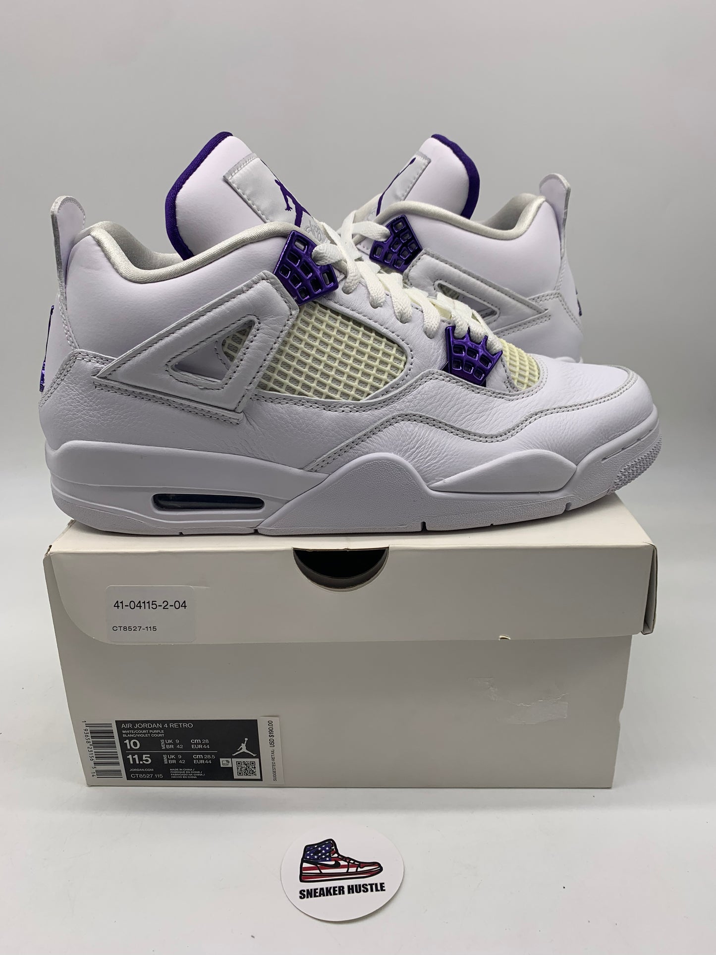 Jordan 4 Retro Metallic Purple