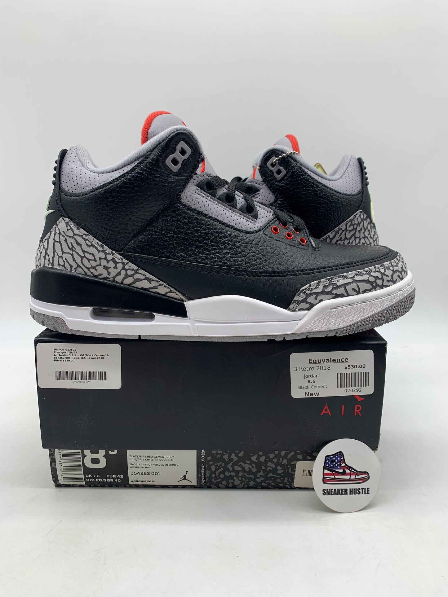 Jordan 3 Retro Black Cement (2018)
