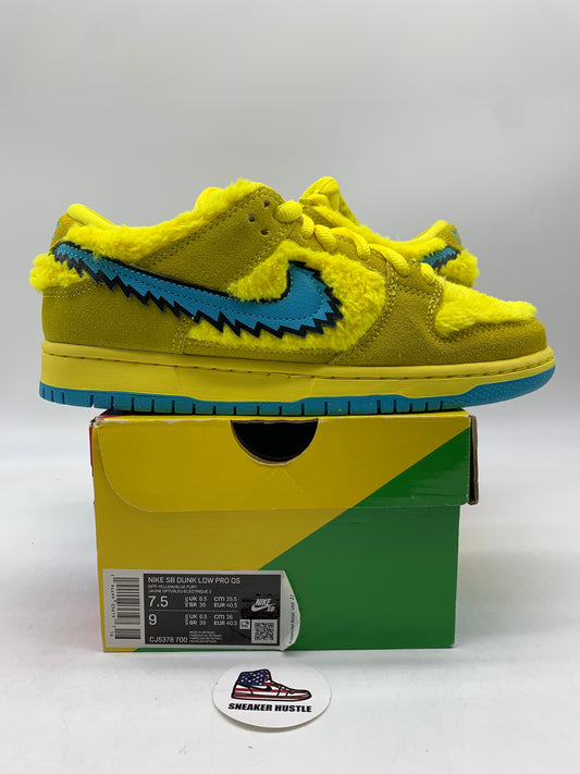 Nike SB Dunk Low Grateful Dead Bears Opti Yellow