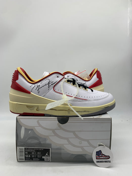 Jordan 2 Retro Low SP Off-White White Red