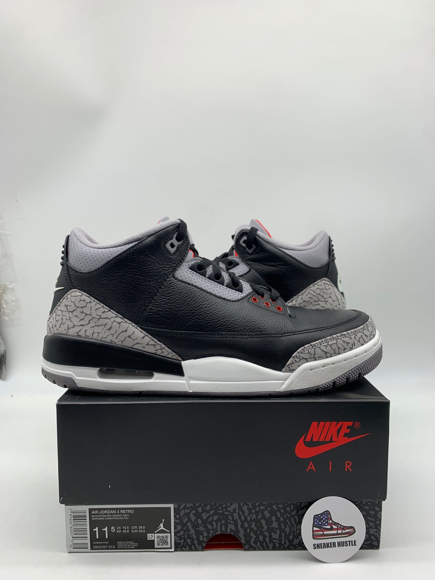 Jordan 3 Retro OG Black Cement (2024)