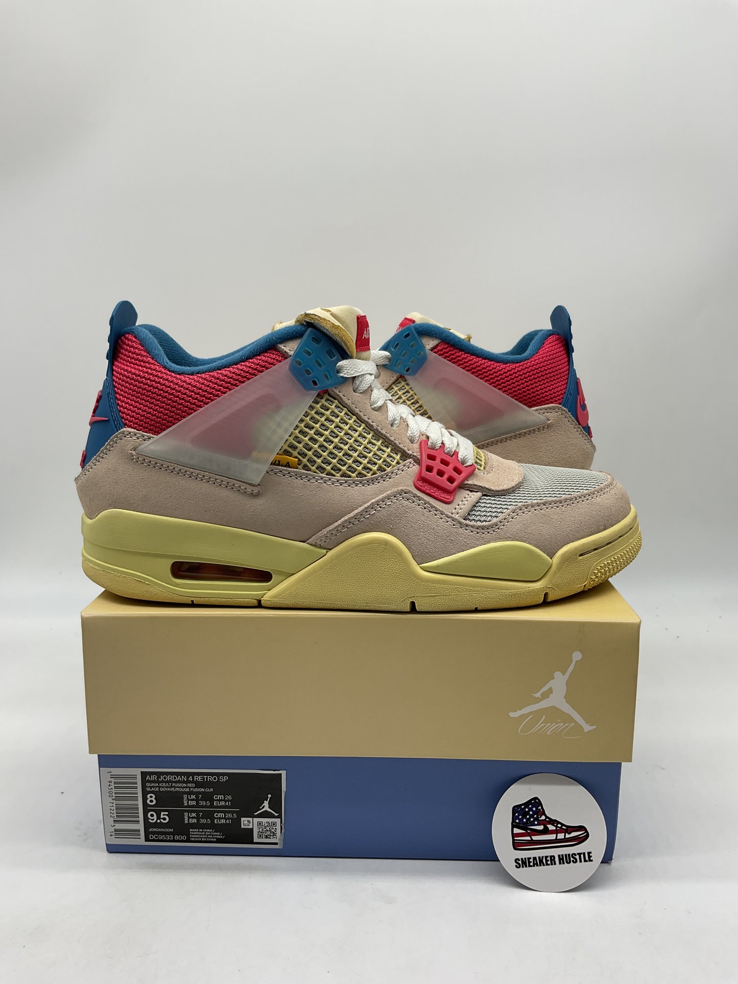 Jordan 4 Retro Union Guava Ice