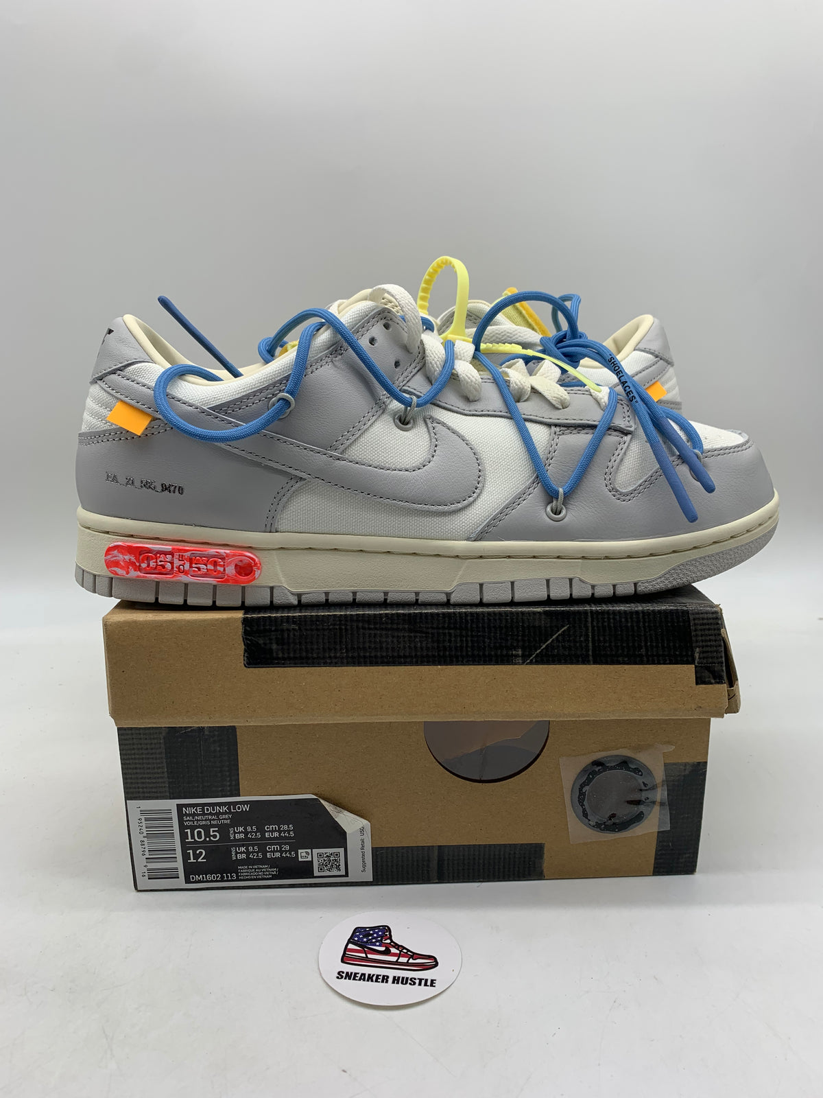 Nike Dunk Low Off-White Lot 5 – Sneaker Hustle USA